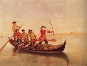 LONGHI, Pietro Duck Shoot on the Lagoon china oil painting reproduction